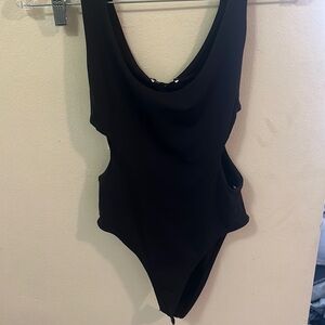 Zara black bodysuit